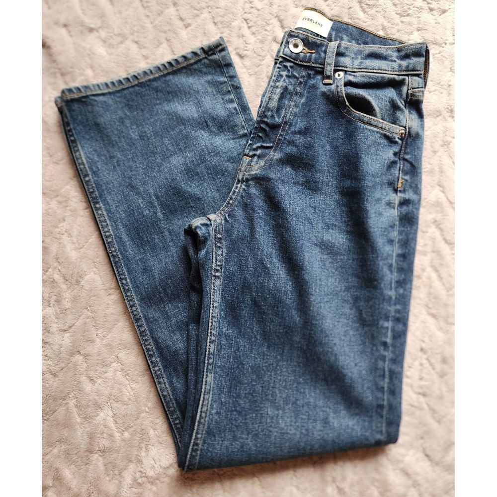 Everlane Bootcut Original Blue Jeans Womens 24 High Rise Denim